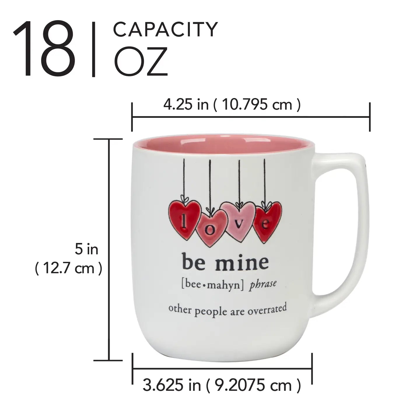 Valentine's Day Mugs 18 oz. Asst.