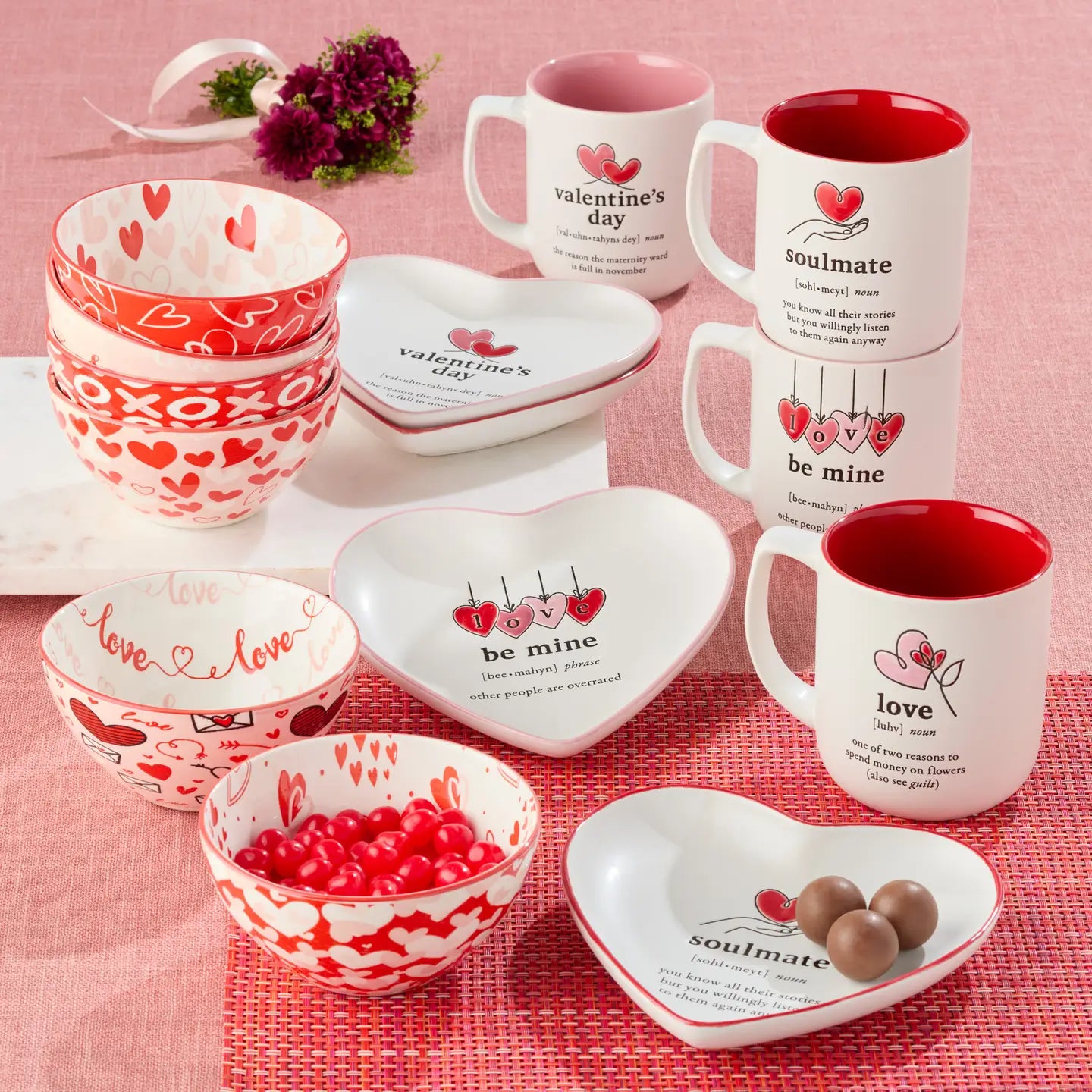 Valentine's Day Mugs 18 oz. Asst.