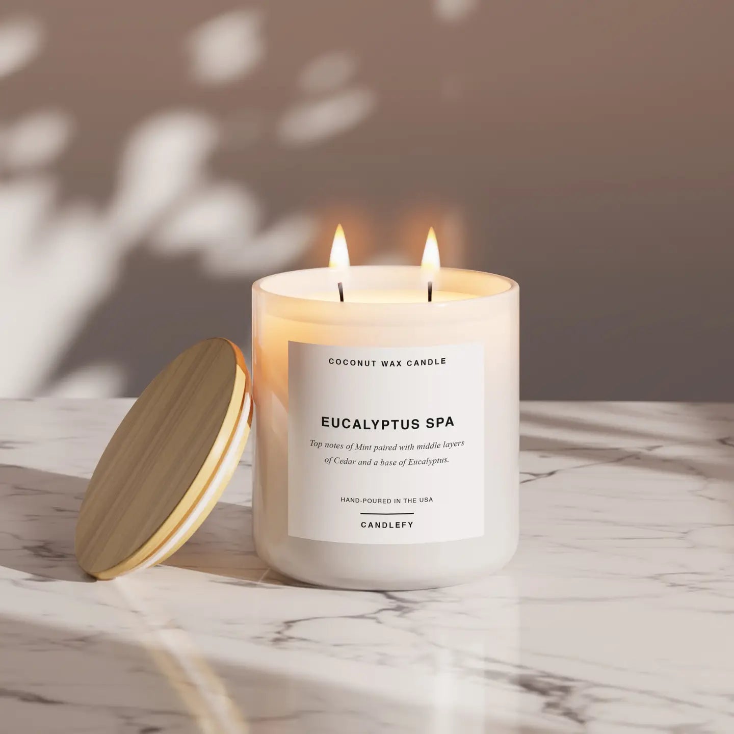 Eucalyptus Spa Scented Candle, Made with Natural Coconut Wax