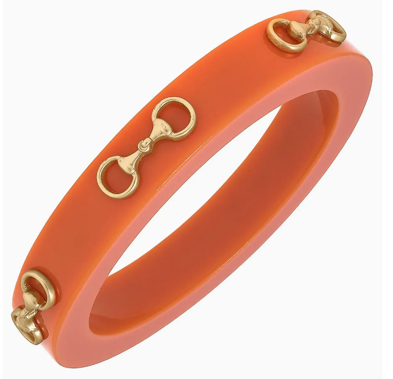 Sutton Horsebit Resin Bangle