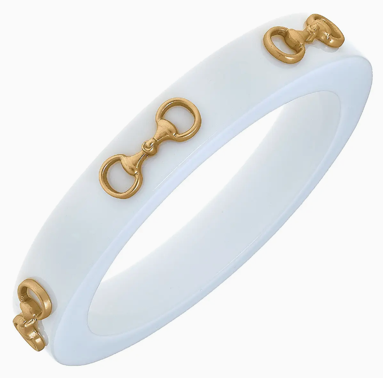 Sutton Horsebit Resin Bangle