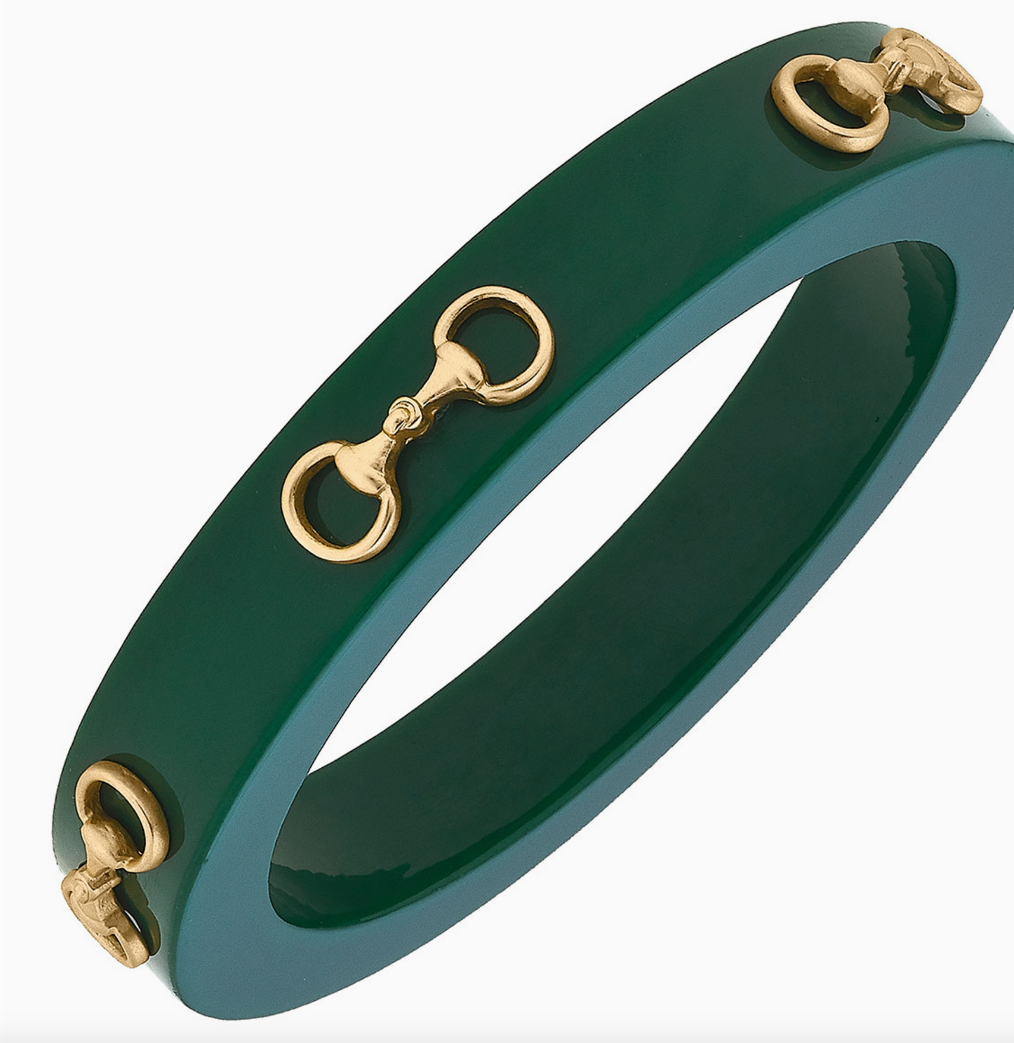 Sutton Horsebit Resin Bangle