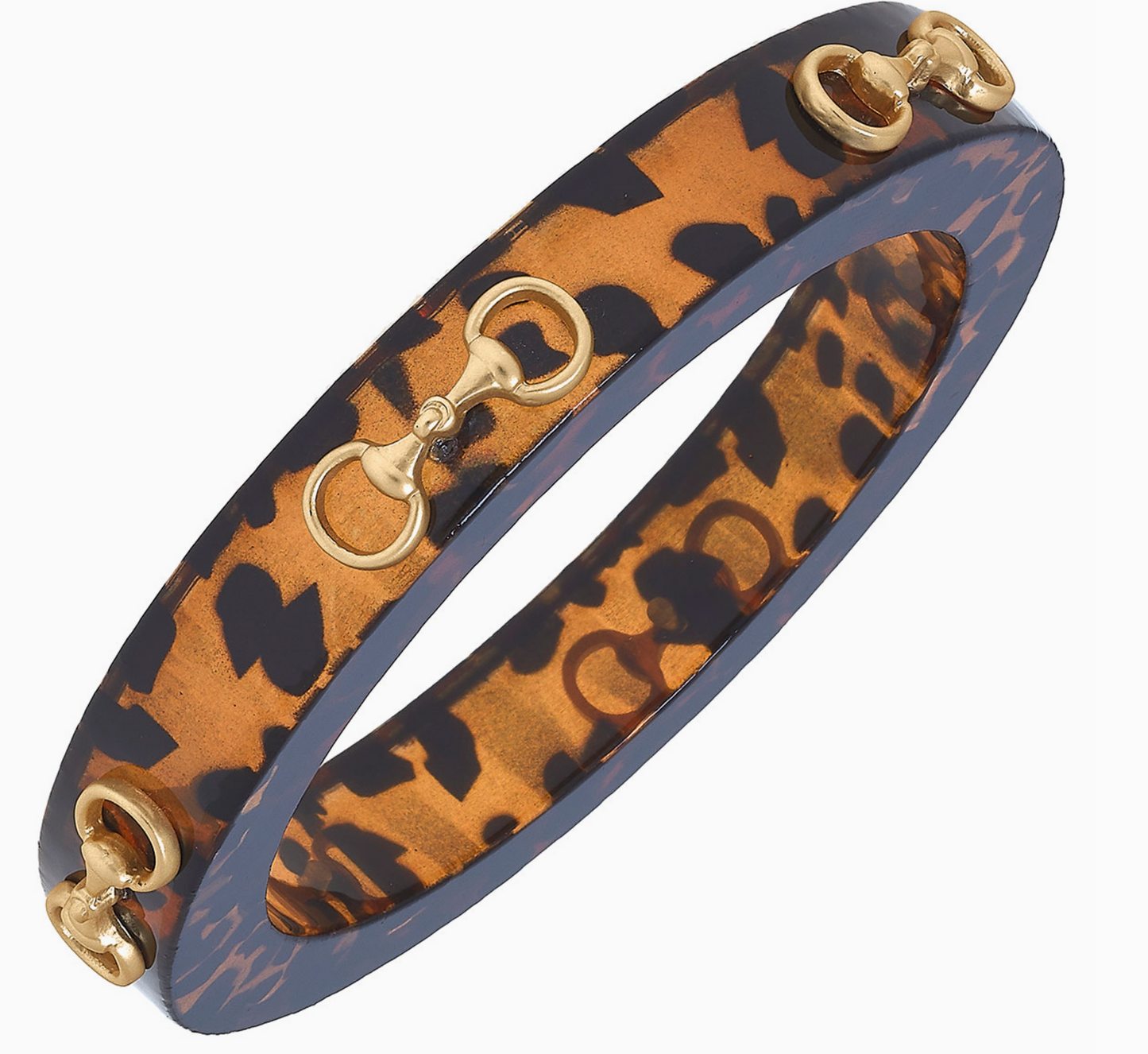 Sutton Horsebit Resin Bangle