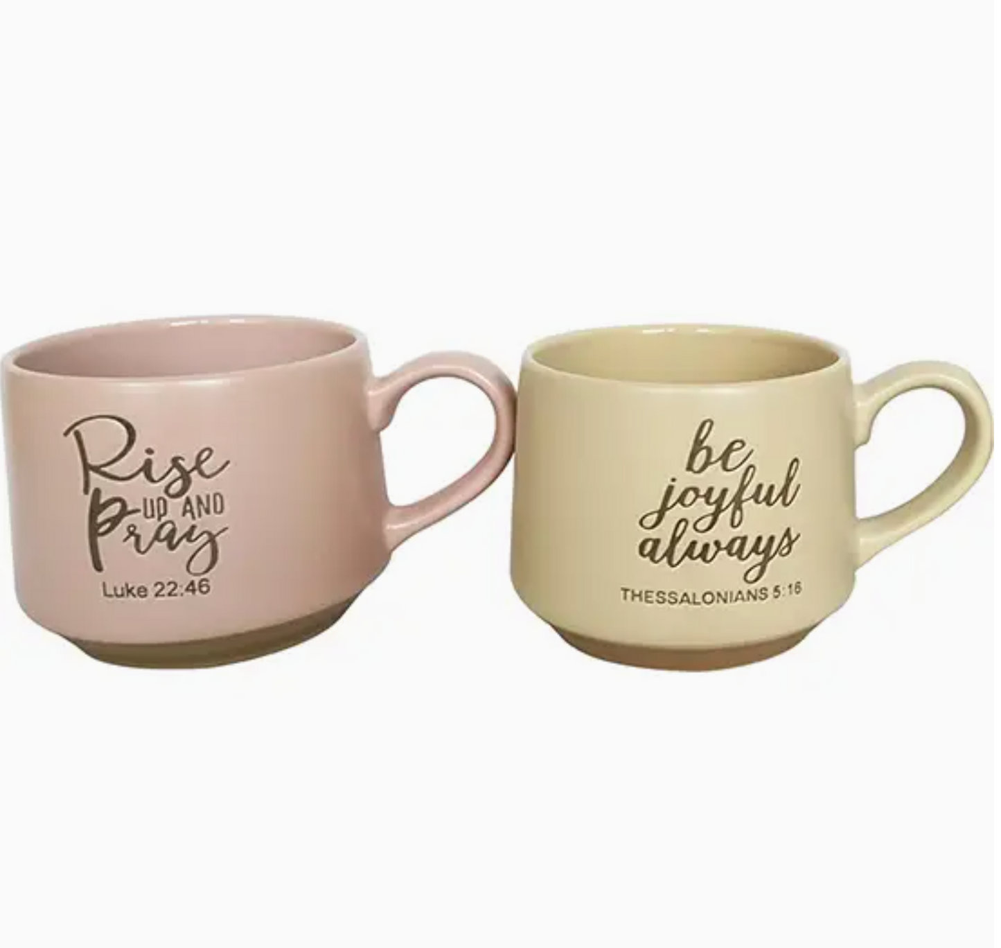 Abby Religious 18oz Mug, 2 Asst