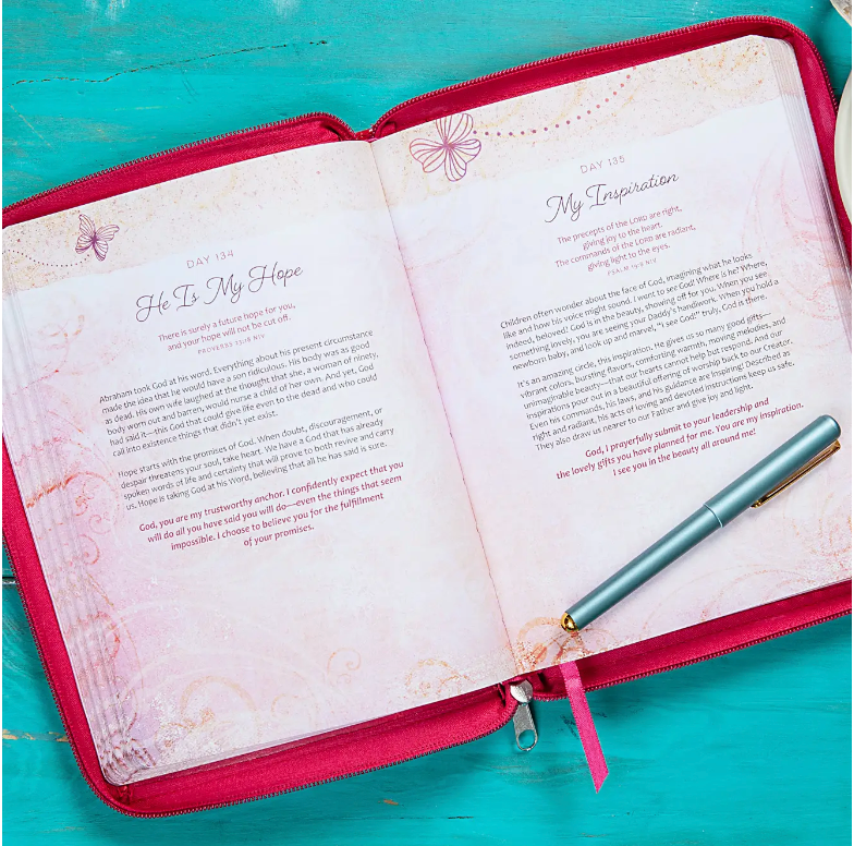 Be Still and Know (Zippered, Yearlong Devotional)
