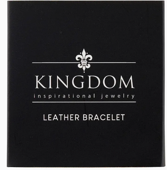Leather Bracelet - Cross of Nails