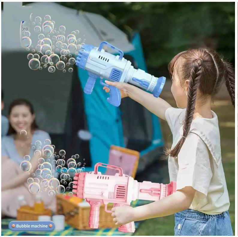 Electric Bubble Shooter Toy For Kids