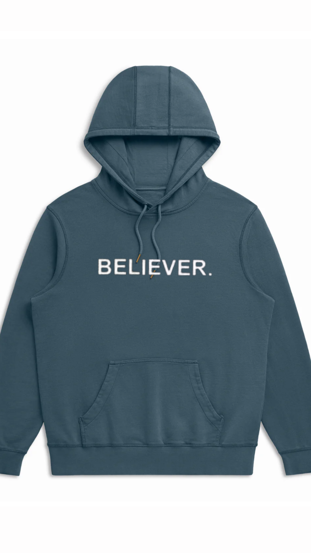 Black Believer Organic Cotton French Terry Hooded Sweatshirt
