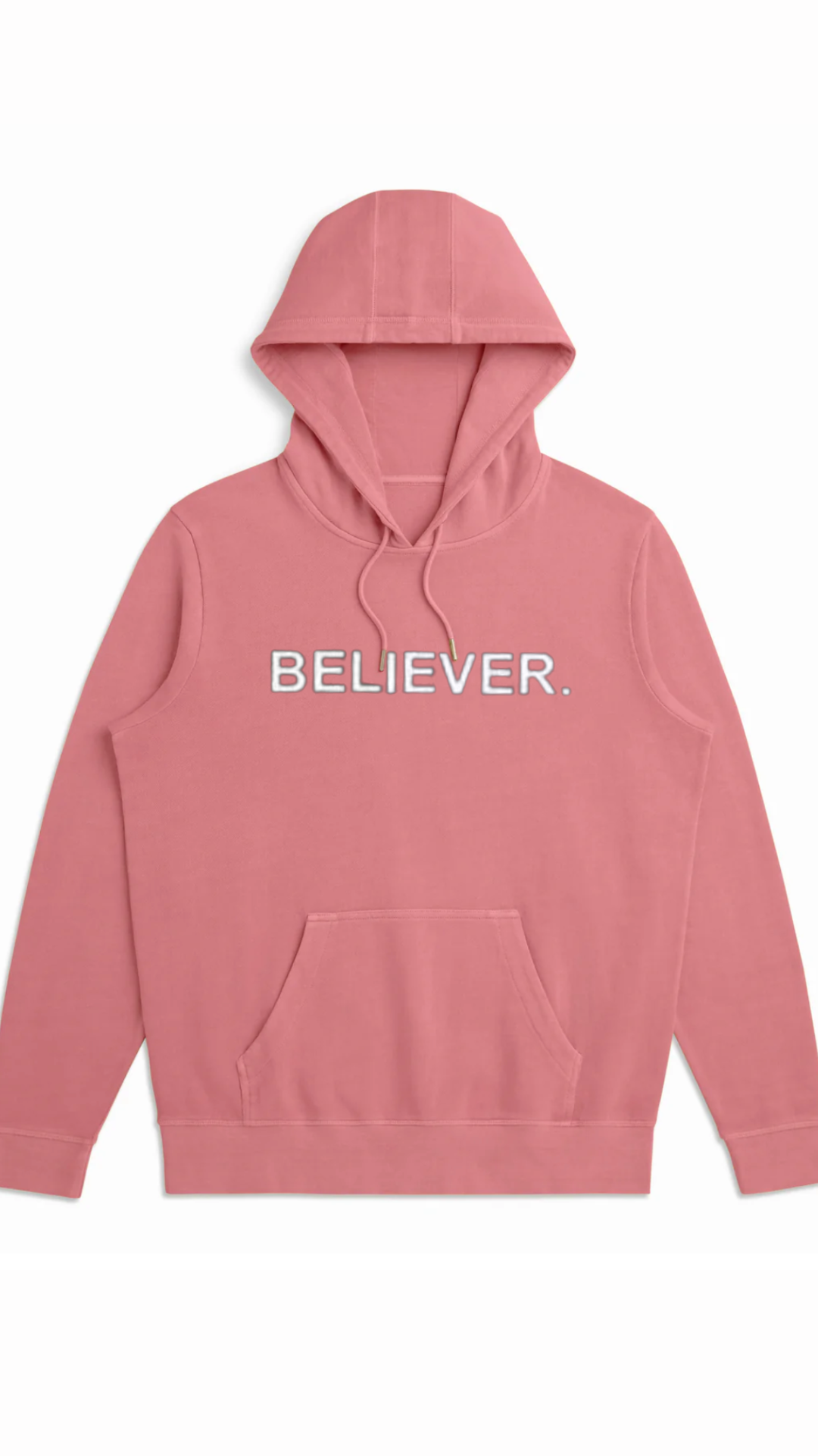 Black Believer Organic Cotton French Terry Hooded Sweatshirt