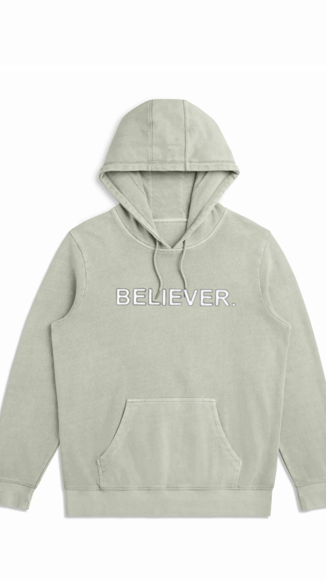 Black Believer Organic Cotton French Terry Hooded Sweatshirt