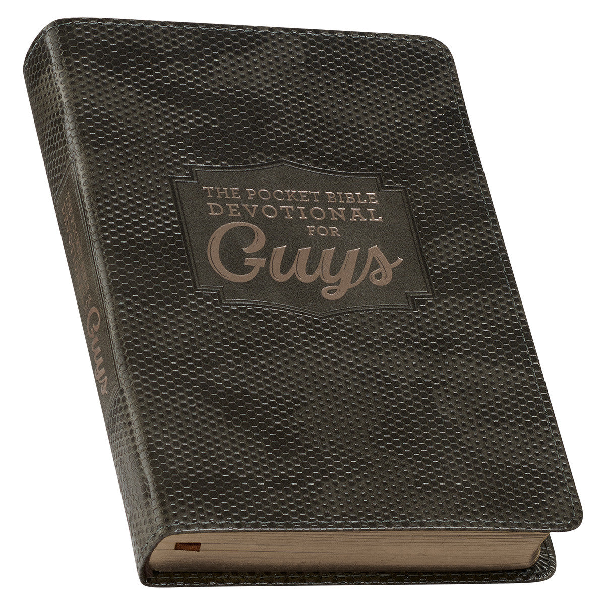 Pocket Bible Devotional For Guys Faux Leather
