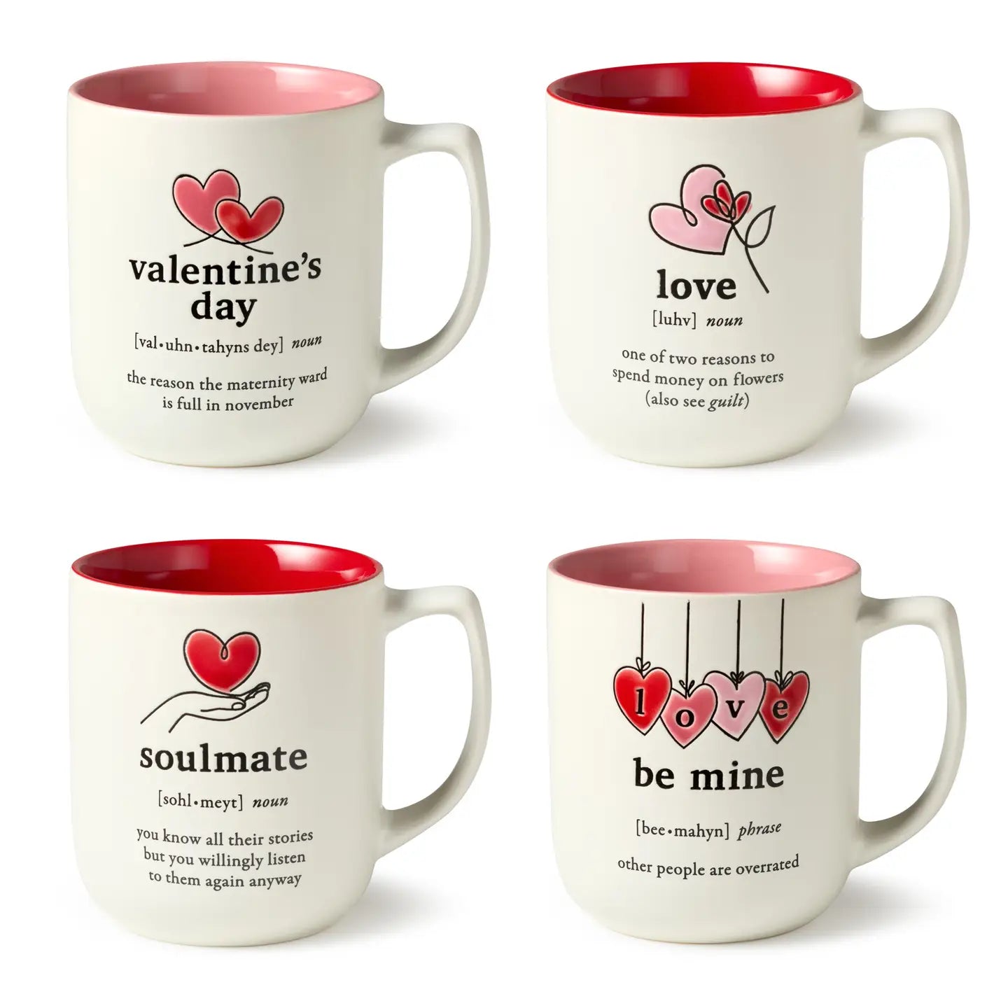 Valentine's Day Mugs 18 oz. Asst.