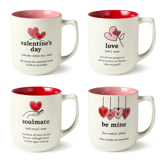 Valentine's Day Mugs 18 oz. Asst.