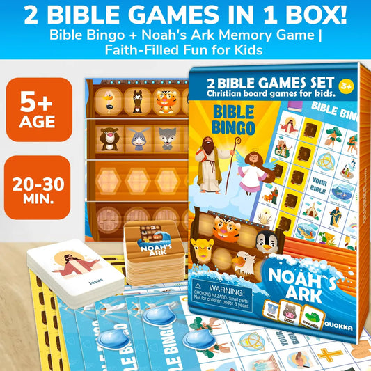 Games Bingo, Trivia, Noahs Ark