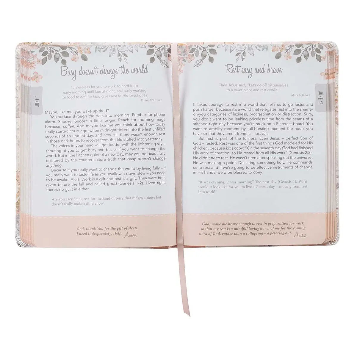 Devotional Walking in Grace Faux Leather