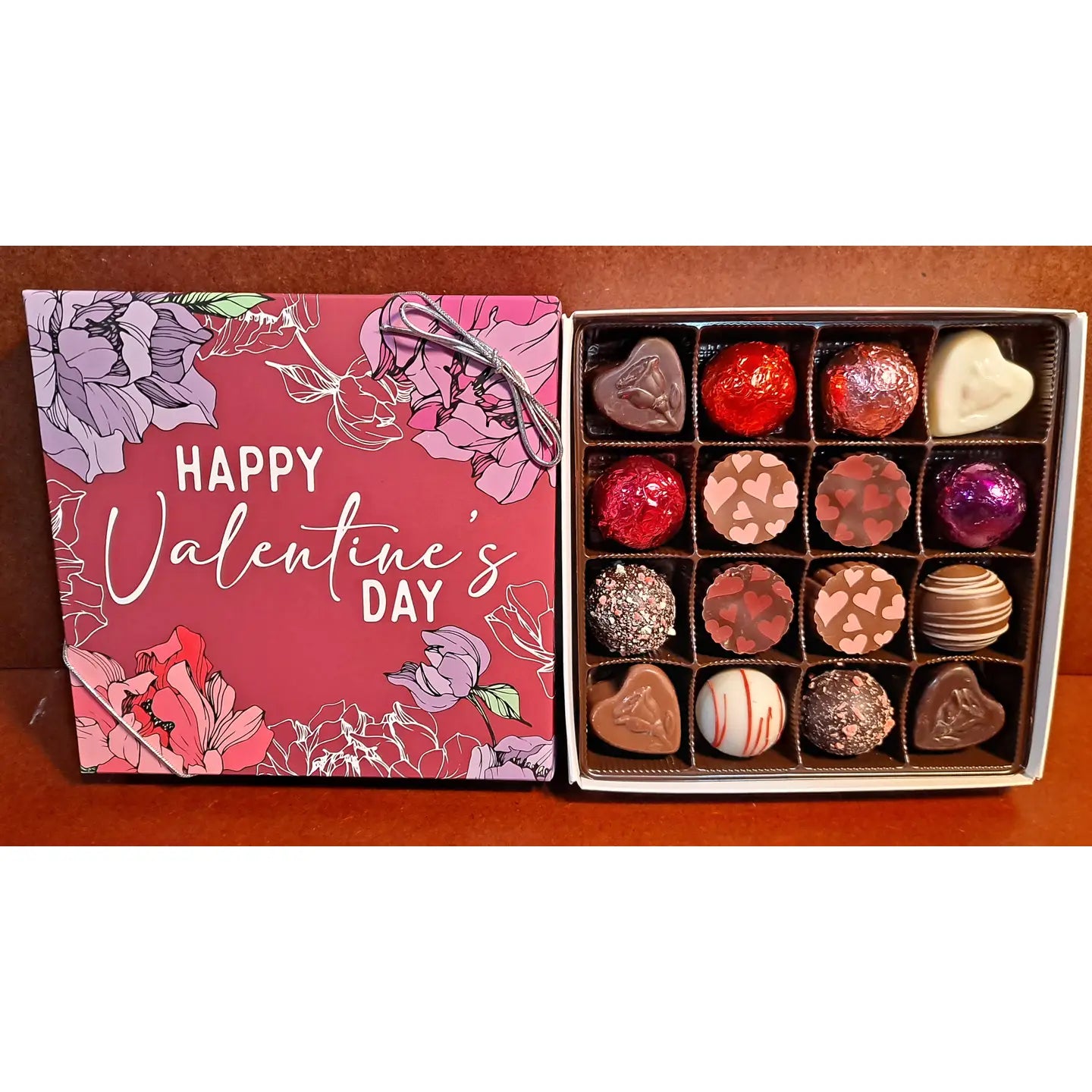 Happy Valentine's Day Truffle Gift Box (9 or 16 Pieces)