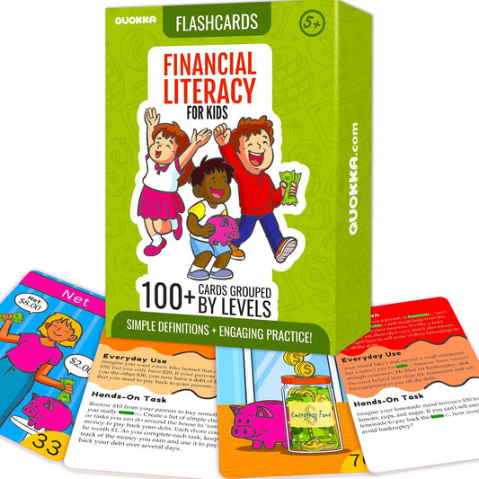 Flash Cards Financial Literacy For Kids