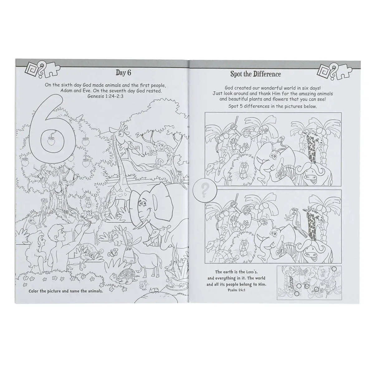 Kid Book Bible Story Activity Fun Softcover