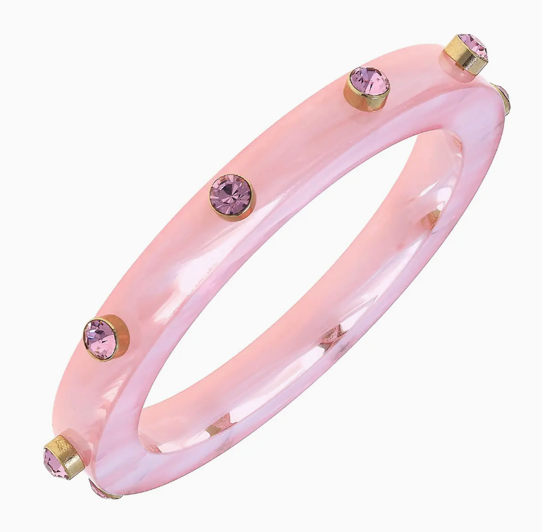 Renee Resin and Rhinestone Bangle