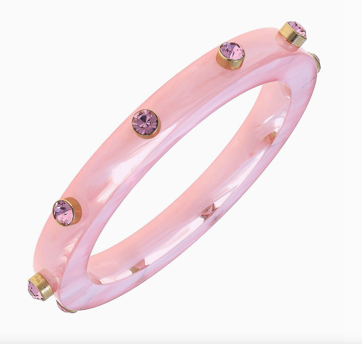 Renee Resin and Rhinestone Bangle