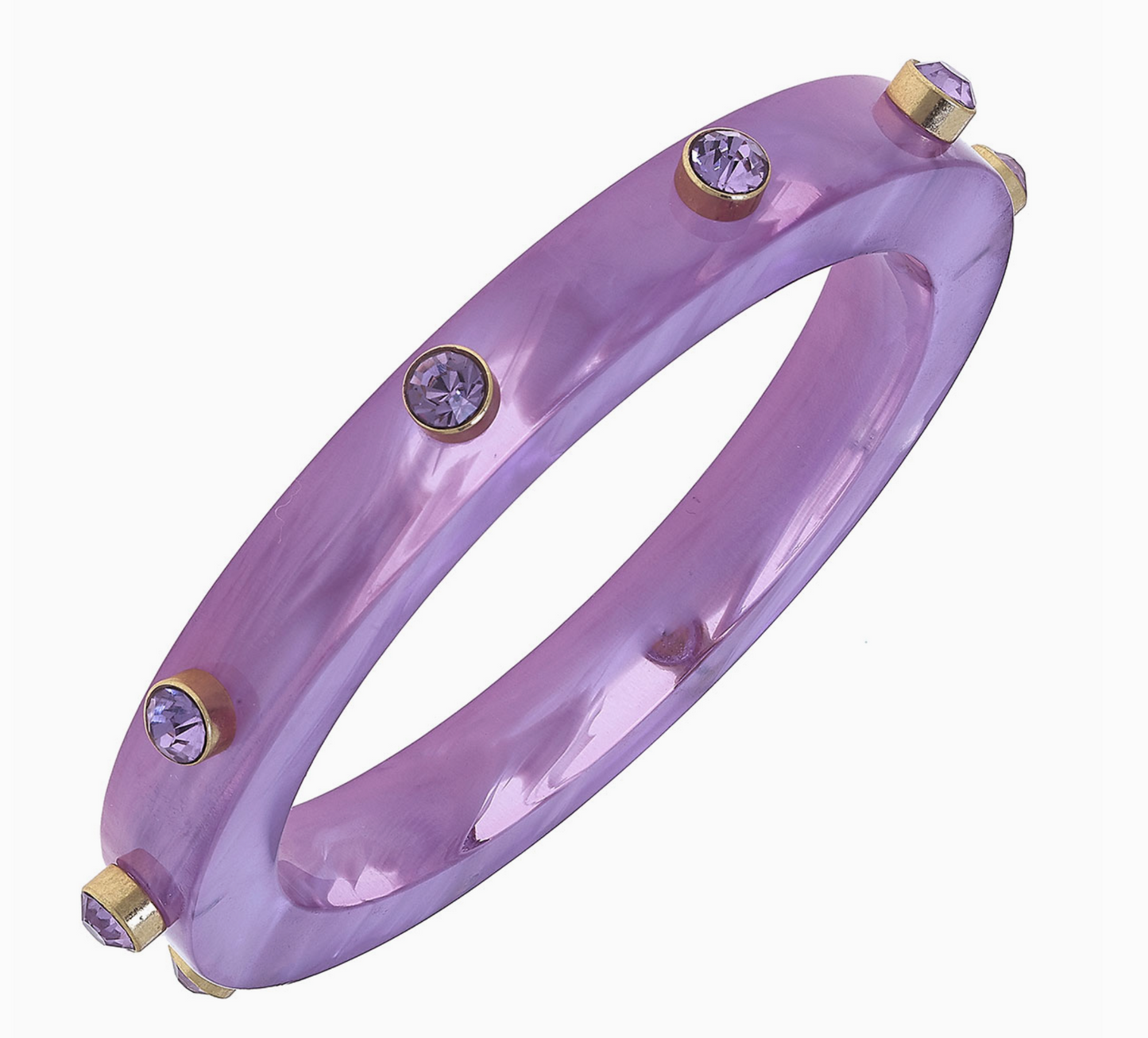 Renee Resin and Rhinestone Bangle