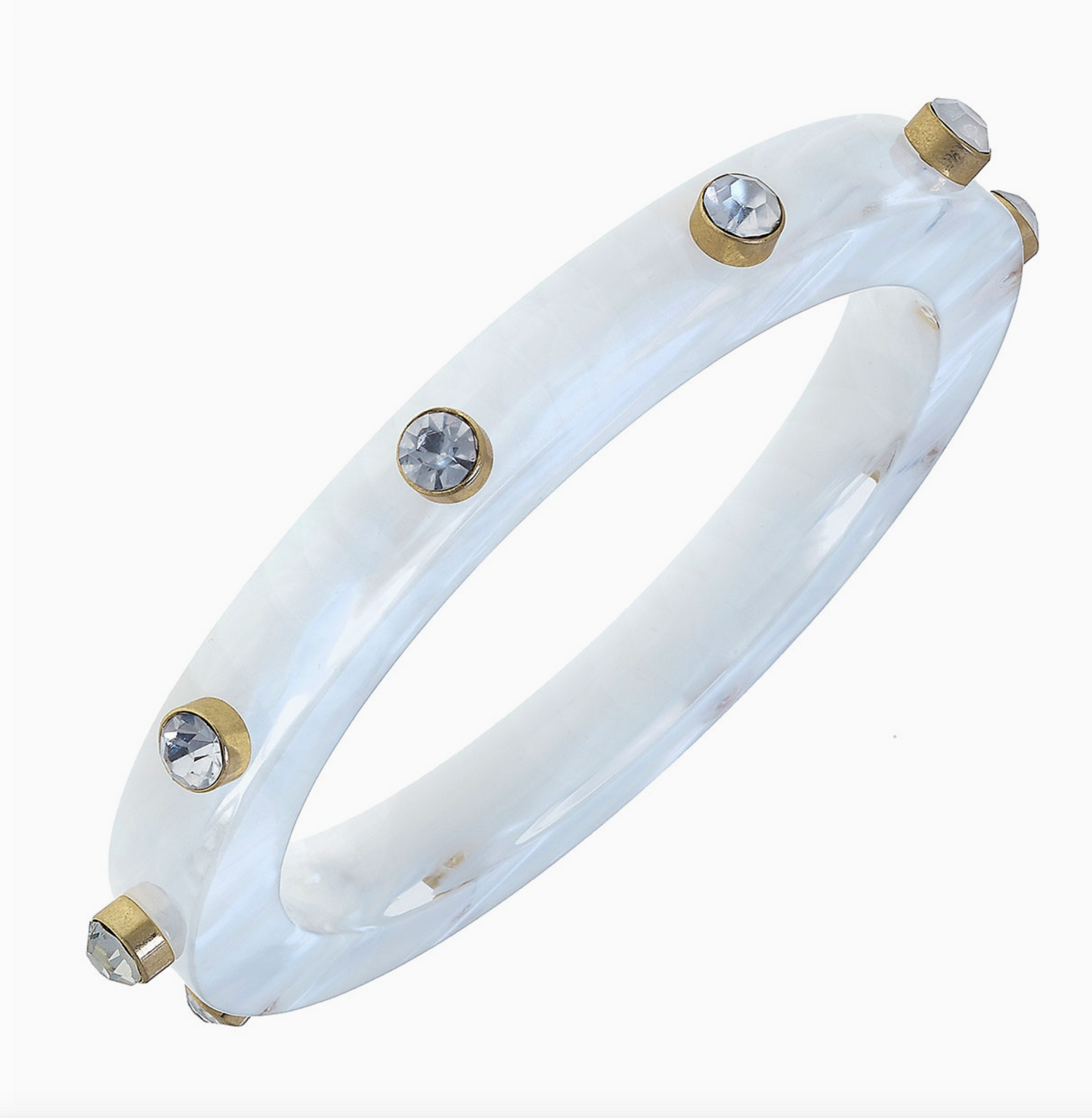 Renee Resin and Rhinestone Bangle