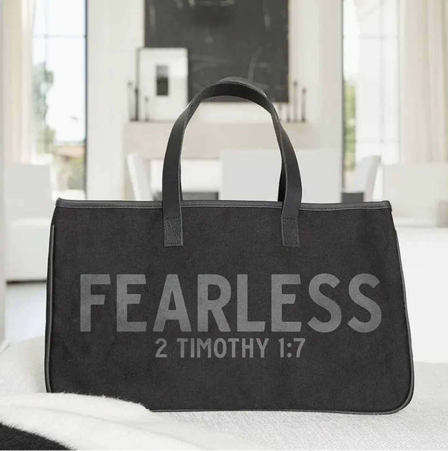 Large Canvas Tote - Fearless