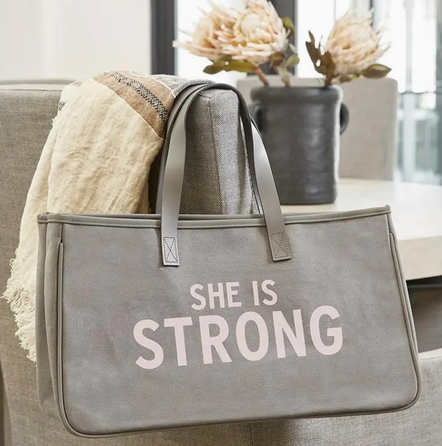 Large Canvas Tote - Fearless