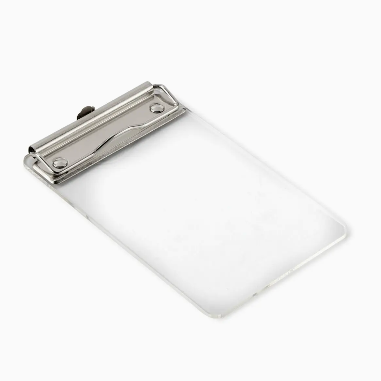 Clear Acrylic Clipboard