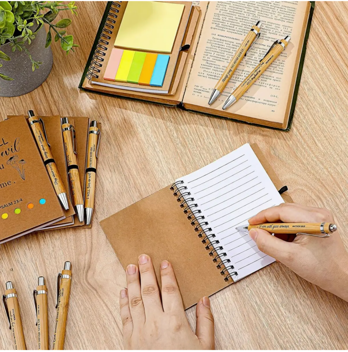 Christian Notebook Journal and Pen Sets