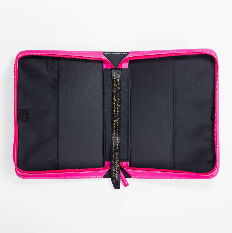 Divine Details: Bible Cover Pink Daisy Filled W/Joy
