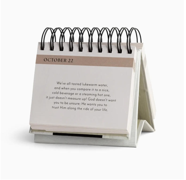 Go For It Inspirational Perpetual Calendar - Stationery Gift