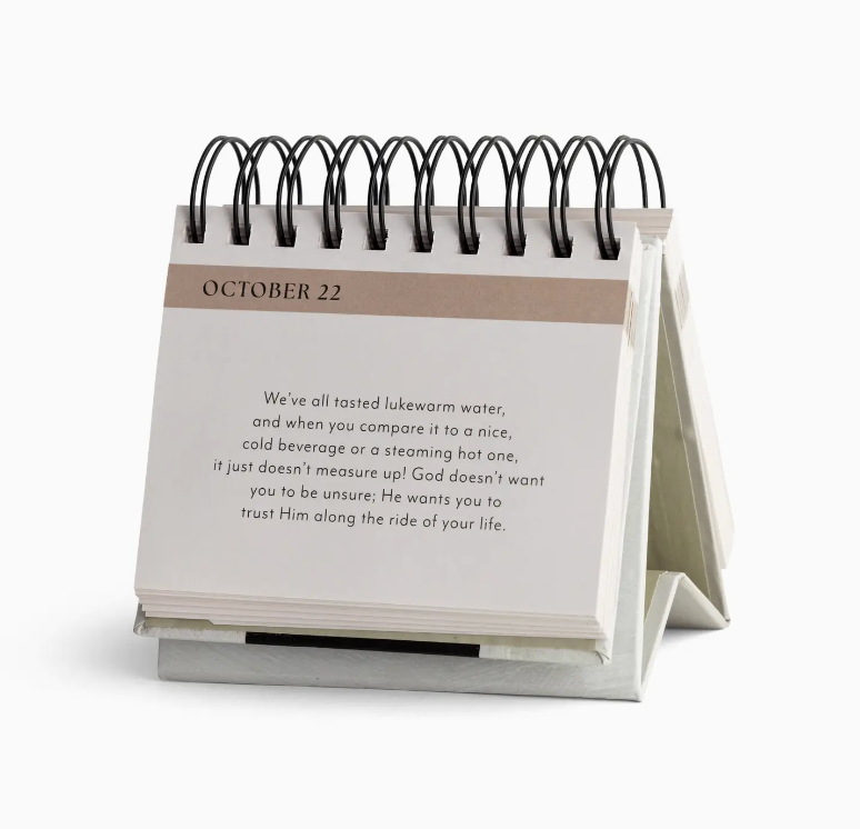 Go For It Inspirational Perpetual Calendar - Stationery Gift