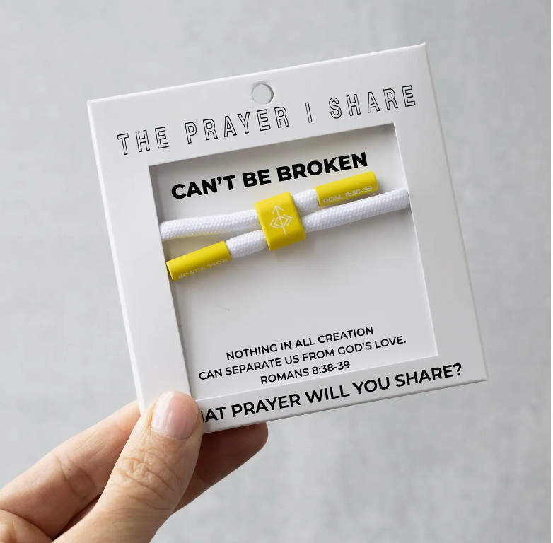 Can't Be Broken Bracelet, Christian Cord Bracelet