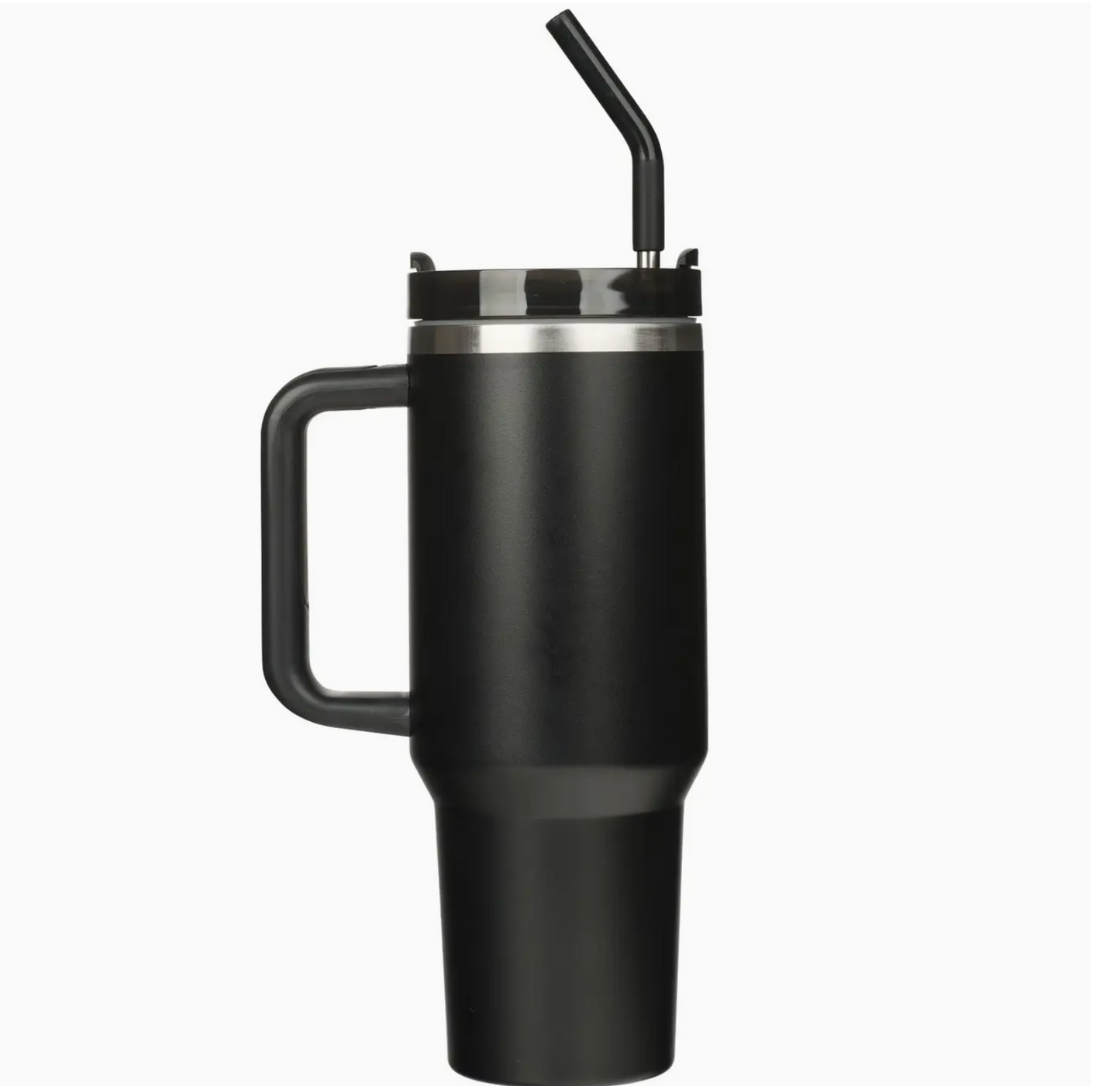 Tumbler W/Straw Ss Black Eph. 6:10