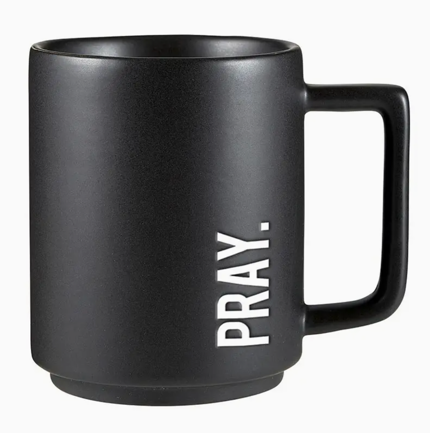 Matte Cafe Mug- Pray