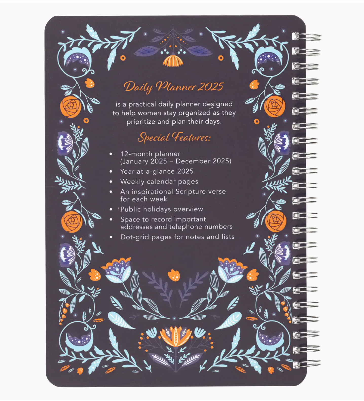 With God All Things Daily Planner 2025