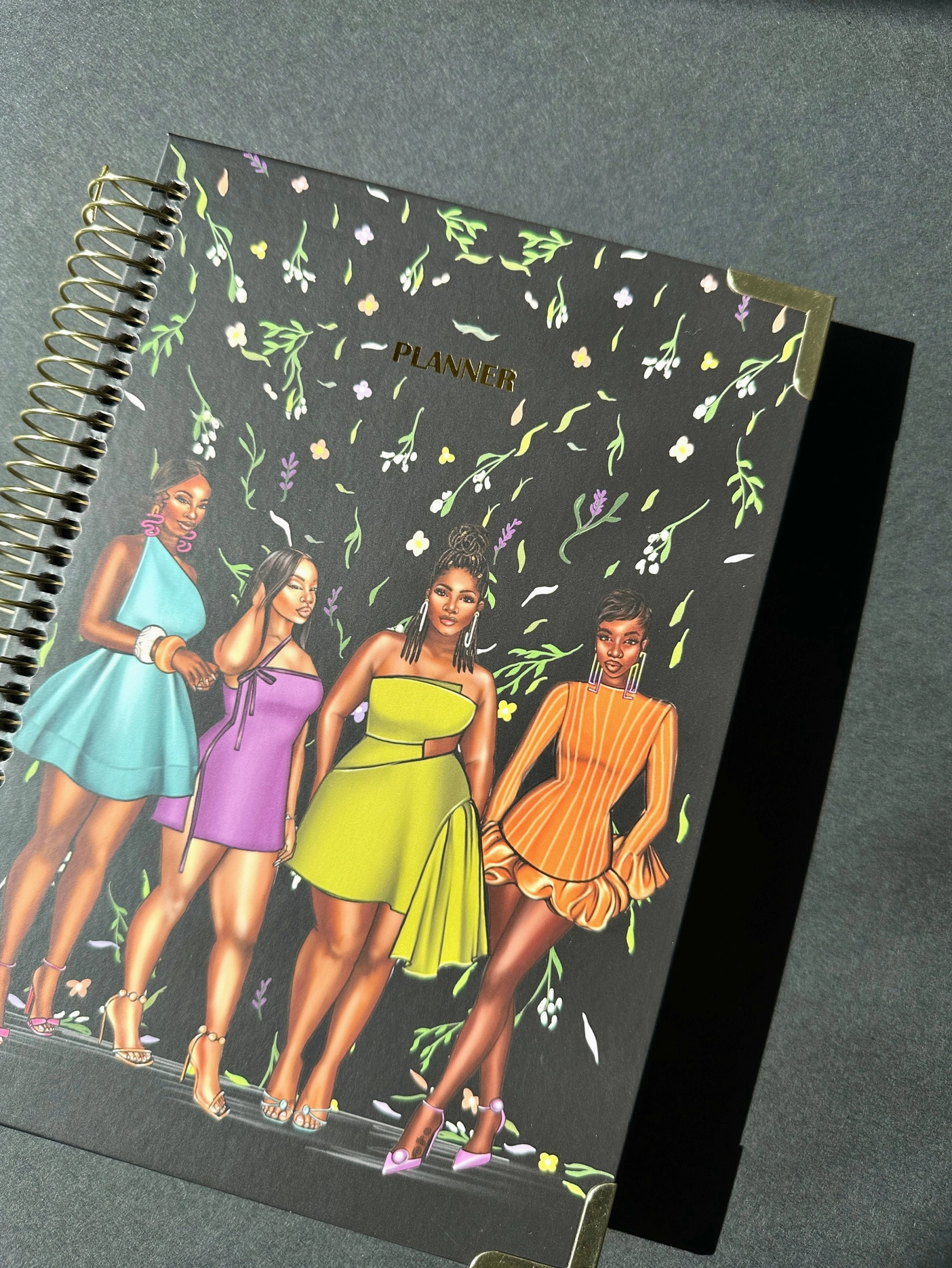 Undated Weekly Planner - Floral Sunburst