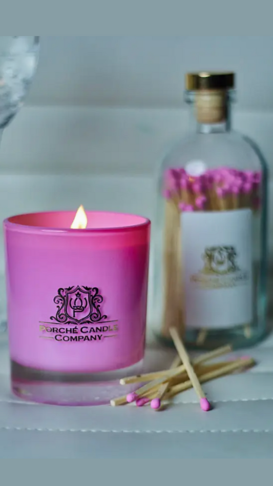 Luxury 8oz Candle - Pink Champagne