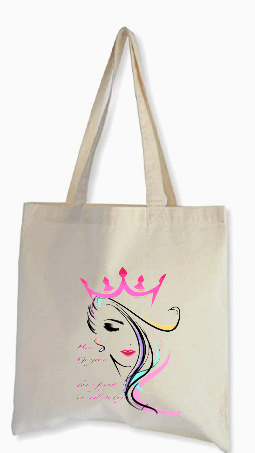 Custom Logo Printed Canvas Tote Bags ( Email Logo )