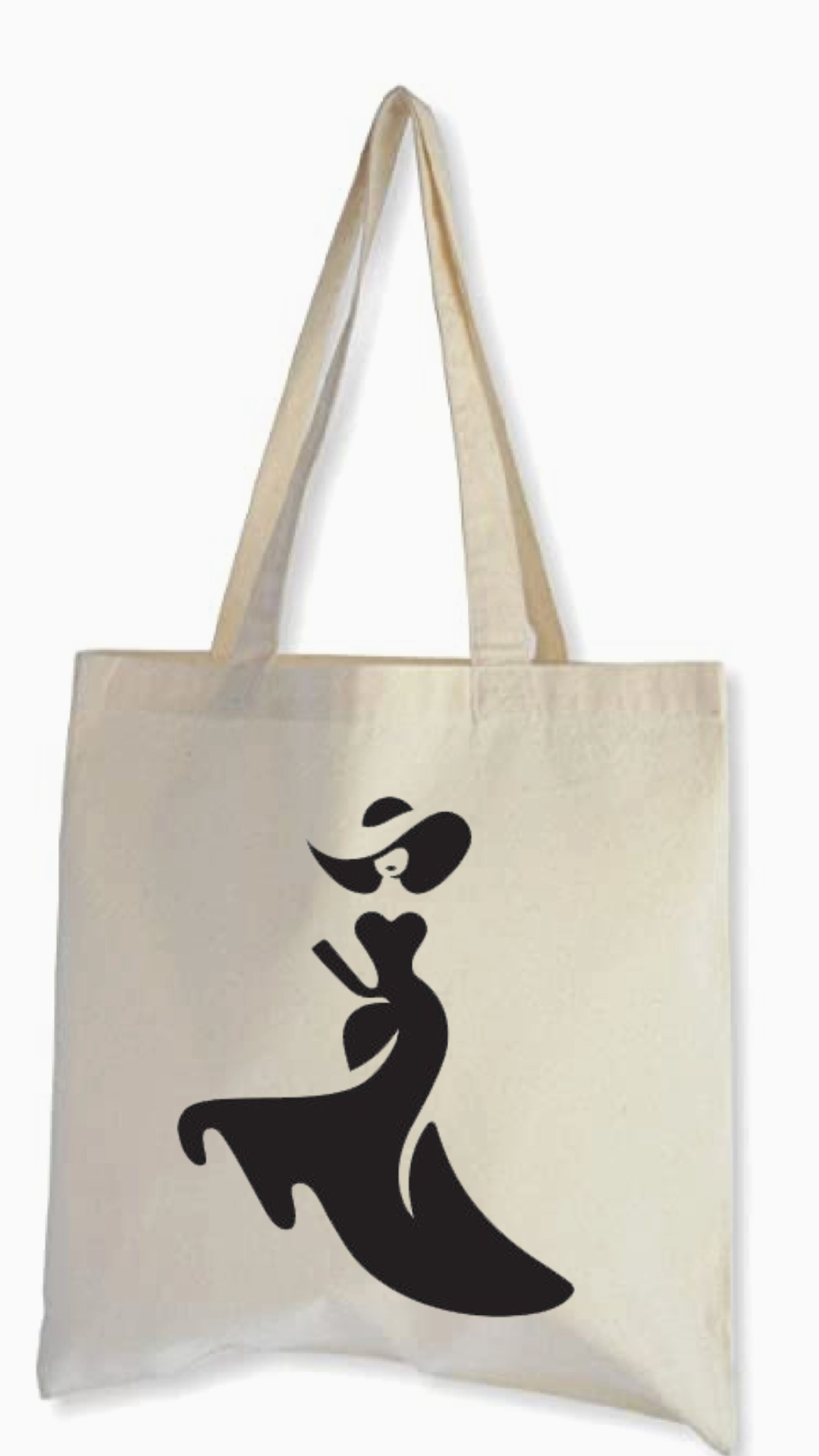 Custom Logo Printed Canvas Tote Bags ( Email Logo )