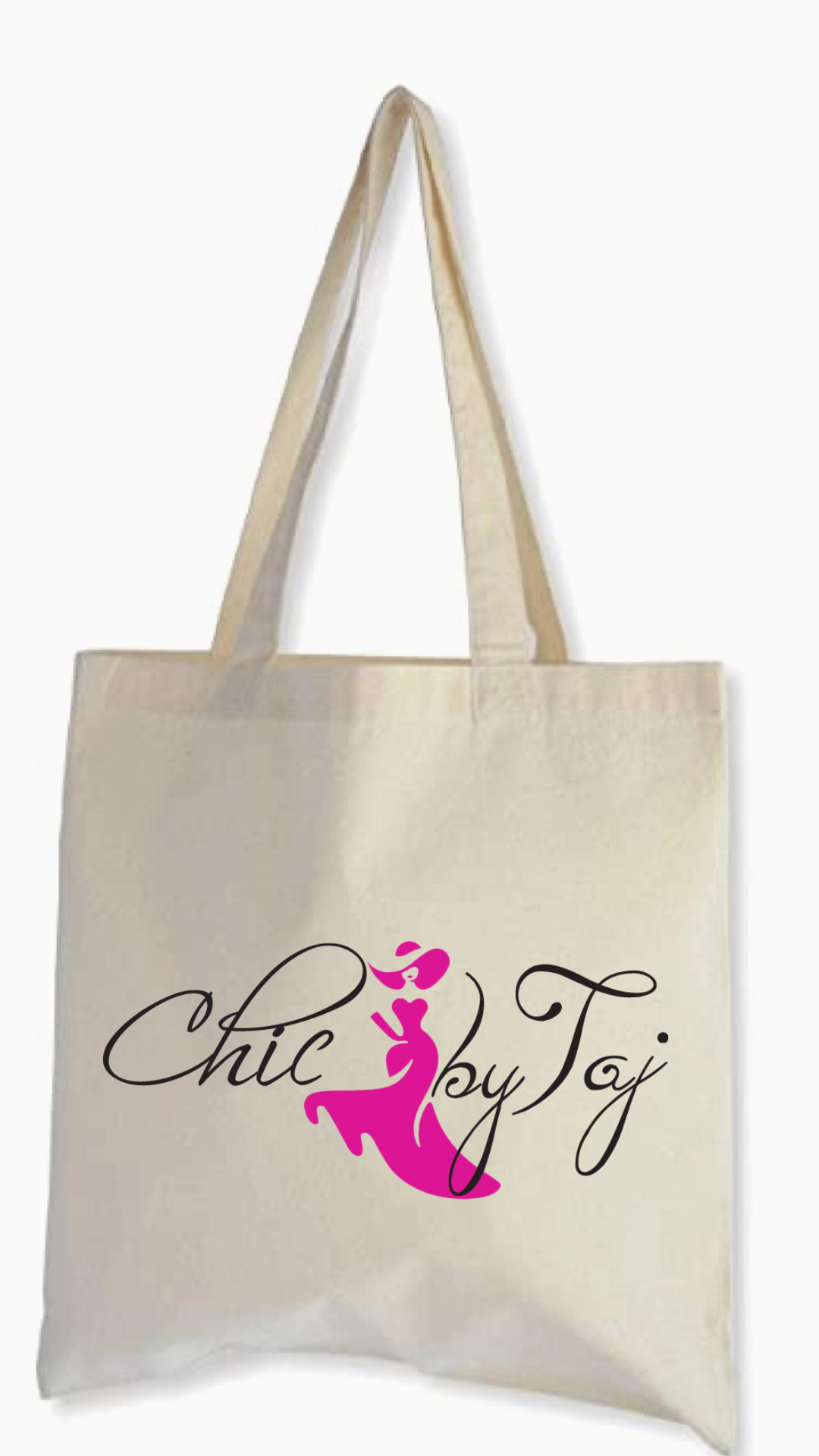 Custom Logo Printed Canvas Tote Bags ( Email Logo )