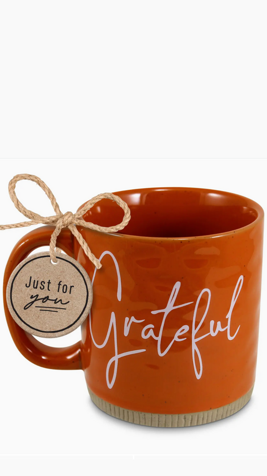 Lcp Mug Powerful Words Grateful Rust 16 oz.
