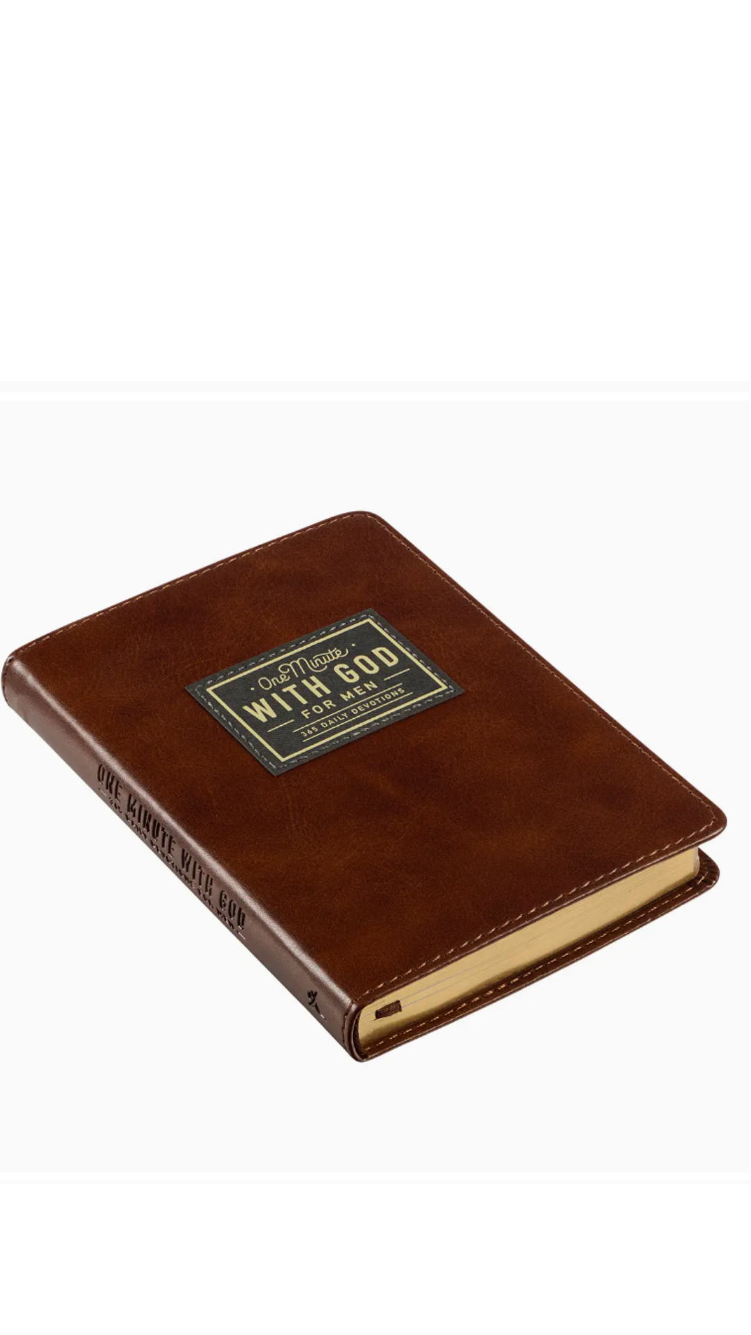 One Minute with God For Men Faux Leather