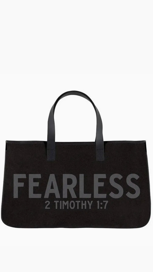 Large Canvas Tote - Fearless