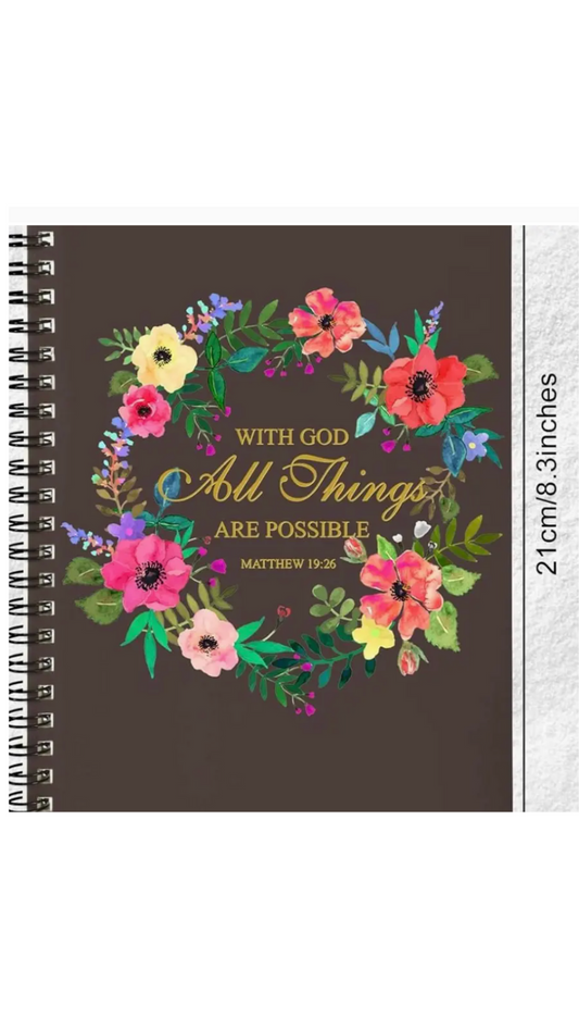 Gorgeous Christian Notebook and Pen Sets Pack of 10 Sets