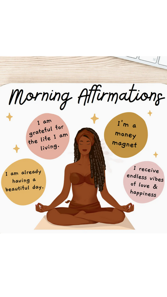 Morning Affirmations Mousepads