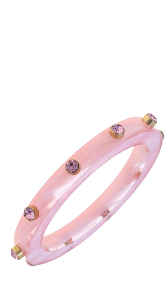 Renee Resin and Rhinestone Bangle