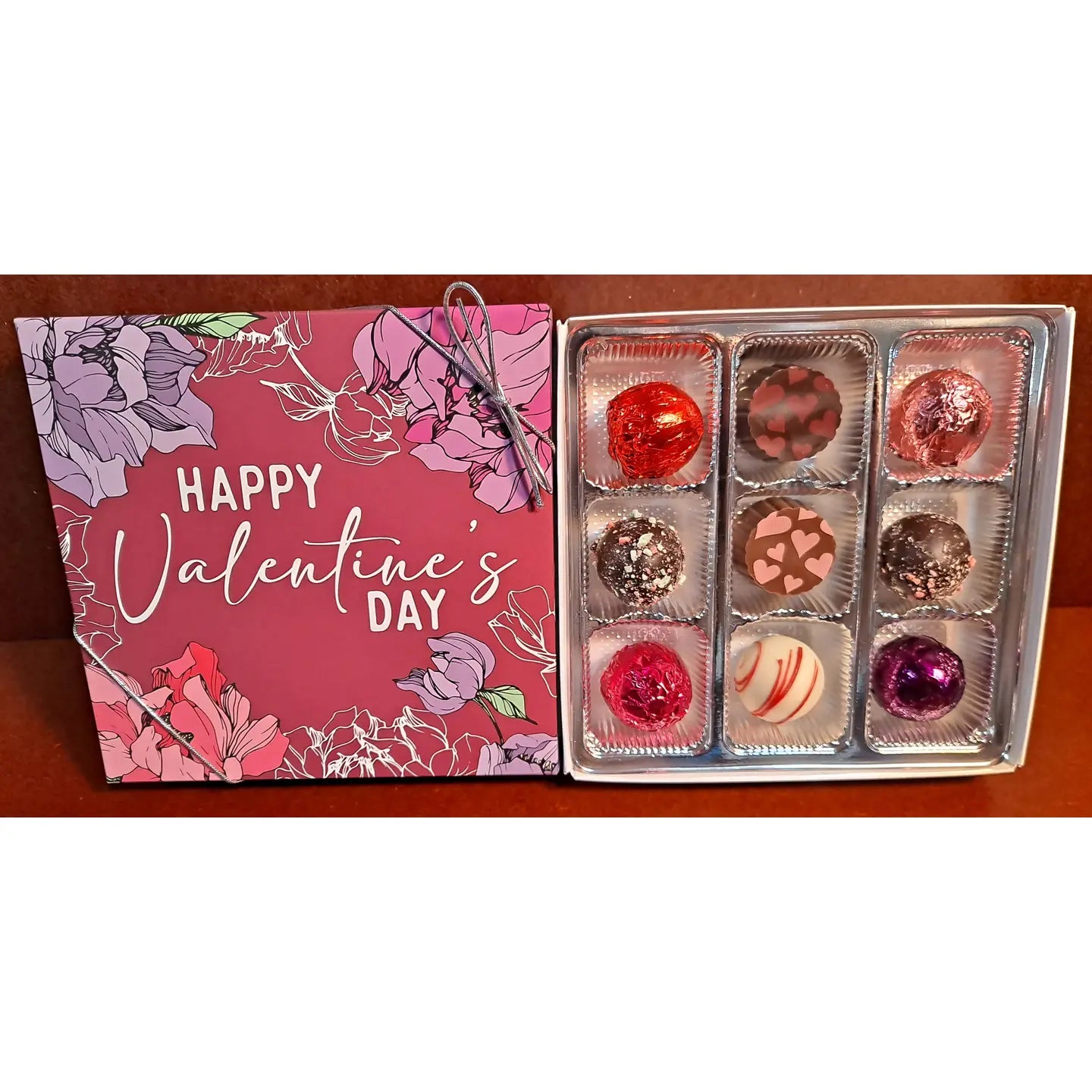 Happy Valentine's Day Truffle Gift Box (9 or 16 Pieces)