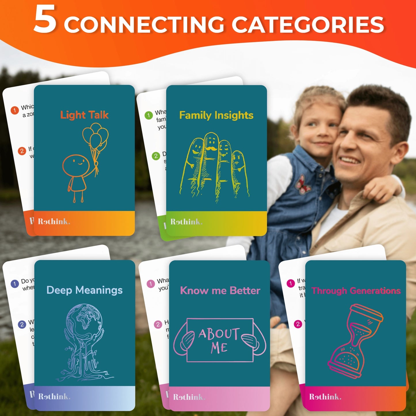 Conversation Starters For Families | 500 Card Pack